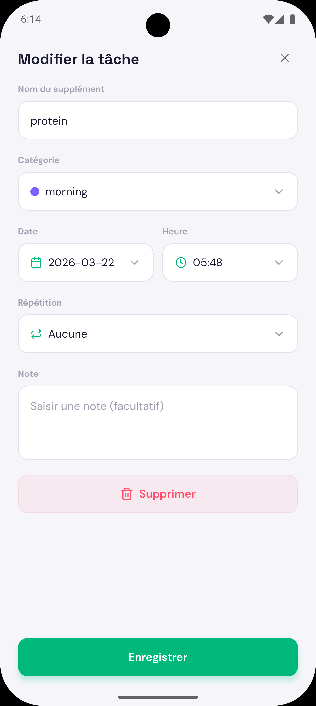 STEP 02: Configurez des rappels